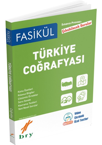 Bry Birey Eğitim Yayınları Sınavın Provası Çıkabilecek Sorular - Fasikül Türkiye Coğrafyası