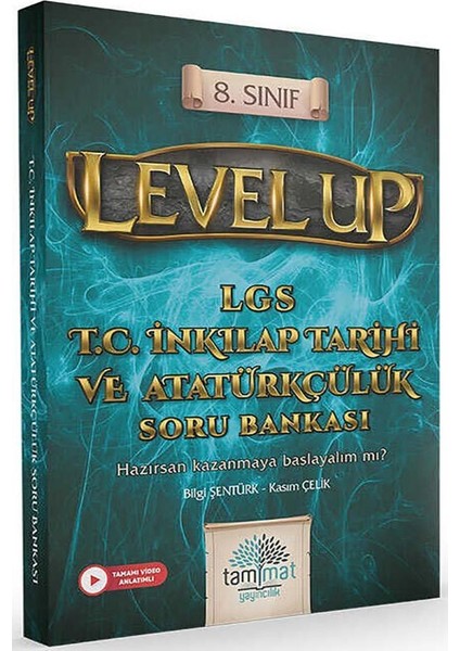 Tammat Yayınları 8. Sınıf Level Up LGS T.c. Inkılap Tarihi ve Atatürkçülük Soru Bankası