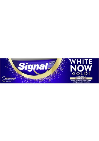 White Now Gold Diş Macunu 75 ml x 3 Adet