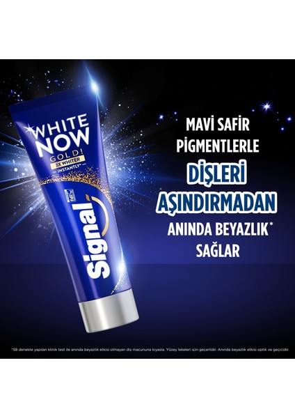 White Now Gold Diş Macunu 75 ml x 3 Adet