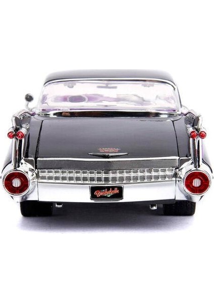 Catwoman 1959 Cadillac Coupe Deville 1:24 Siyah Model Araba