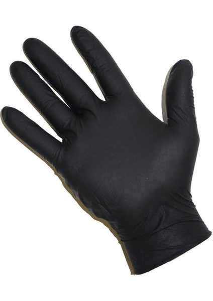 Siyah Pudrasız Tek Kullanım Eldiven Orta Boy M 100'LÜ fiyatları