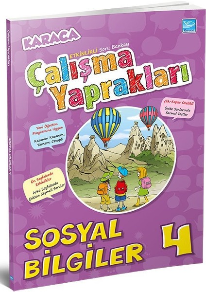 4. Sınıf Sosyal Bilgiler Etkinlikli Soru Bankası Çalışma Yaprakları