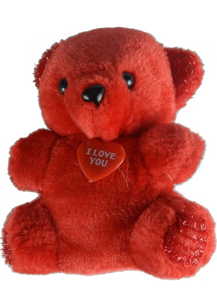 I Love You Rozetli Peluş Ayıcık