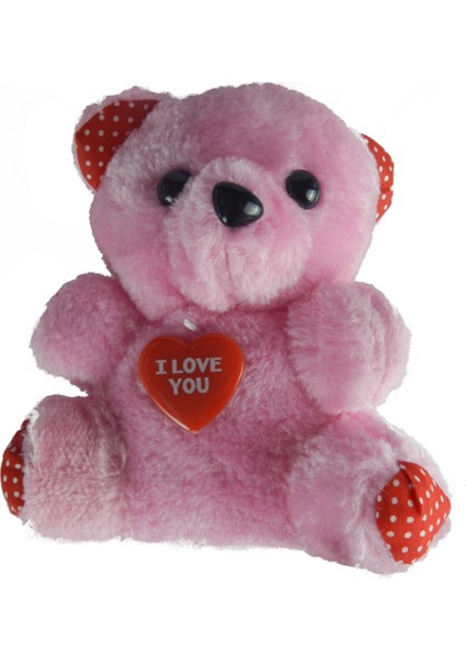 I Love You Rozetli Peluş Ayıcık