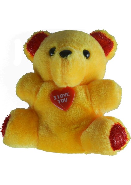 I Love You Rozetli Peluş Ayıcık