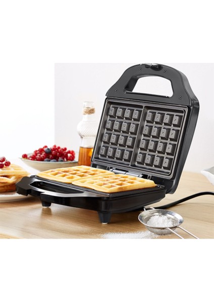 Vertex Siyah Waffle Makinesi