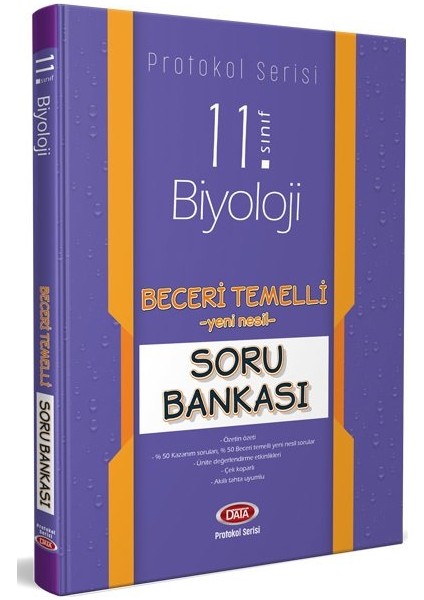11. Sınıf Biyoloji Beceri Temelli Soru Bankası