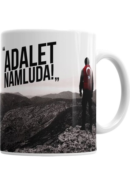 Ayyıldız Adalet Namluda Kupa Bardak Porselen
