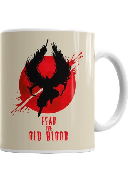 Fire Blood Fear The Old Blood Kupa Bardak Porselen