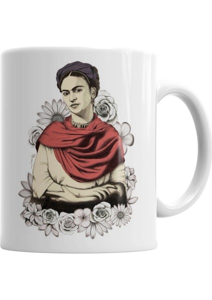 Frida Kahlo 02 Kupa Bardak Porselen