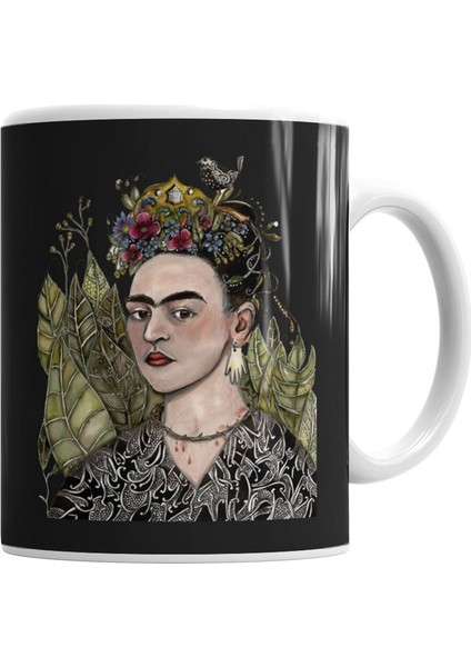 Frida Kahlo 3 Kupa Bardak Porselen