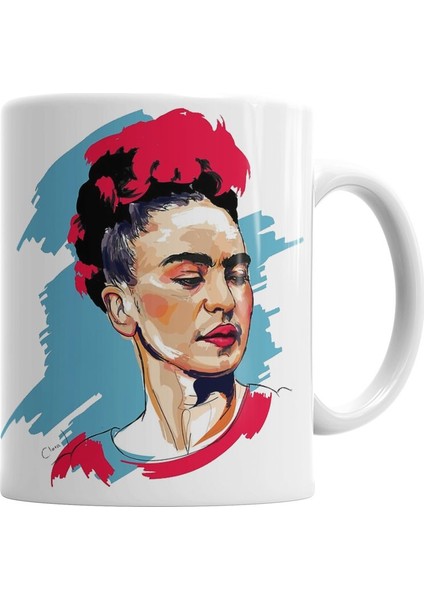 Frida Kahlo 8 Kupa Bardak Porselen