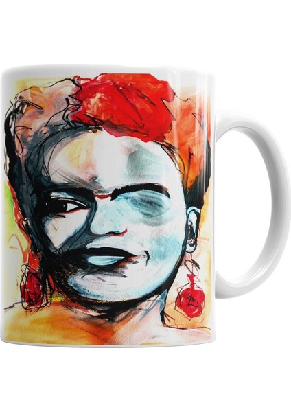 Frida Kahlo 11 Kupa Bardak Porselen