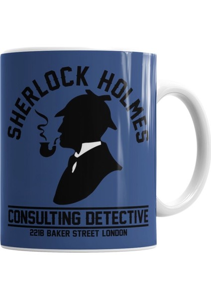 Sherlock Holmes 2 Kupa Bardak Porselen
