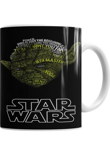 Star Wars Jedı Master Kupa Bardak Porselen