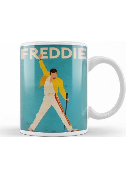 Freddie Mercury Kupa Bardak Porselen (2)