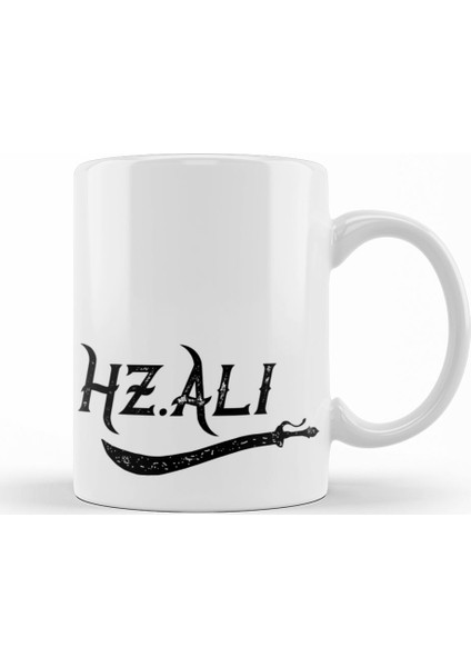 Hz Ali Alevi Zülfikar Kupa Bardak Porselen