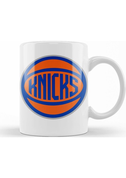 New York Knicks Logo Kupa Bardak Porselen