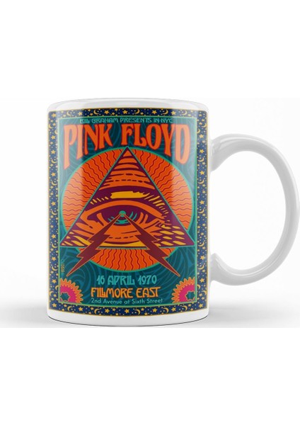 Pink Floyd Dark Side Of The Moon Kupa Bardak Porselen