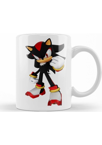 Shadow the Hedgehog Sonic Kupa Bardak Porselen