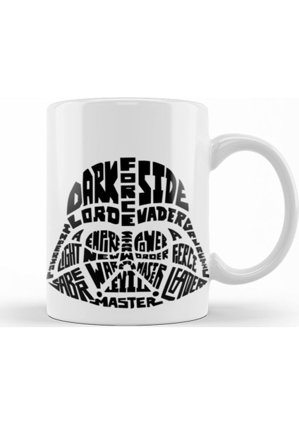 Star Wars Typography Kupa Bardak Porselen