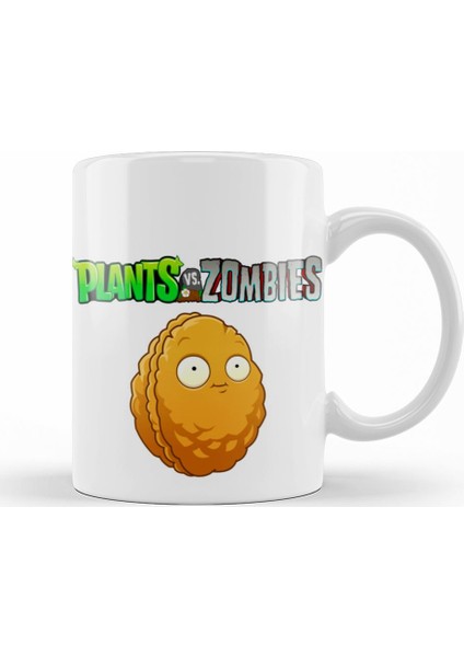 Wall Nut Plants ve Zombies Kupa Bardak Porselen