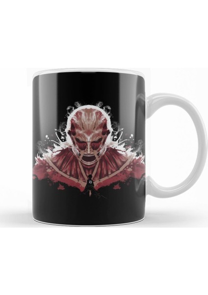 Attack On Titan Ink On Titan Kupa Bardak Porselen