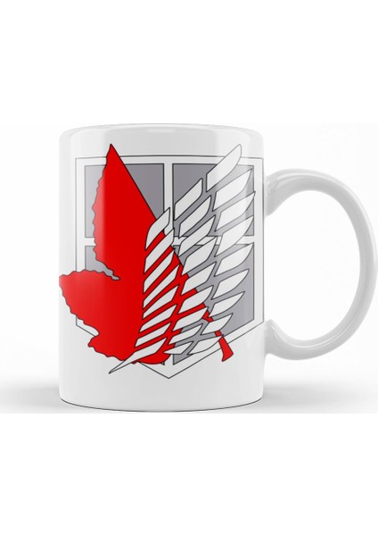 Attack On Titan Attack On Angel Kupa Bardak Porselen