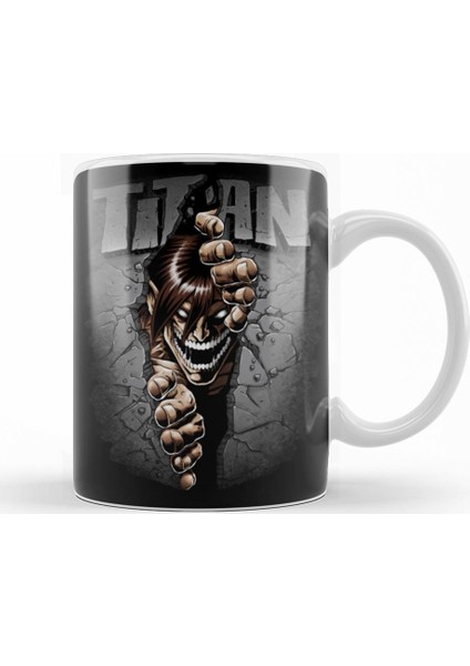 Attack On Titan Split Titan Kupa Bardak Porselen