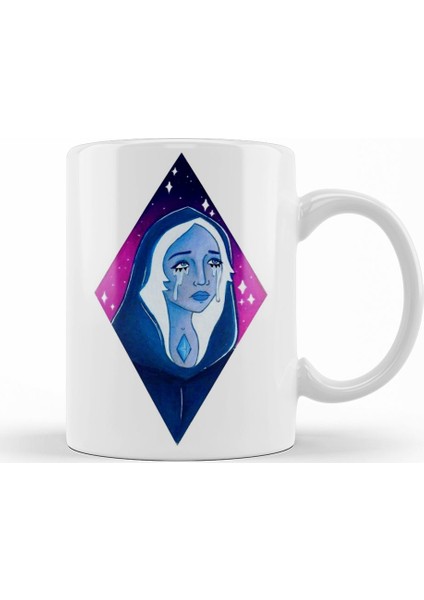 Blue Diamond Kupa Bardak Porselen