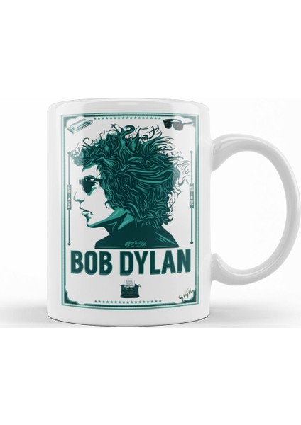Bob Dylan Kupa Bardak Porselen