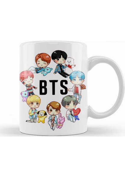 Bts Dna X Bt21 Kupa Bardak Porselen