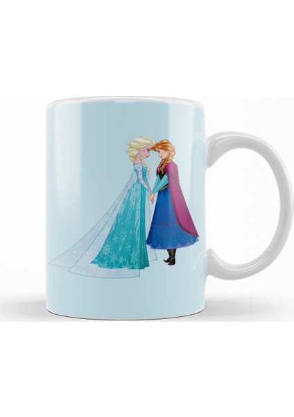 Elsa ve Anna Kupa Bardak Porselen
