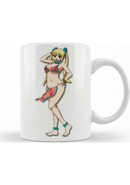Fairy Tail Lucy Heartfilia Anime Manga Kupa Bardak Porselen