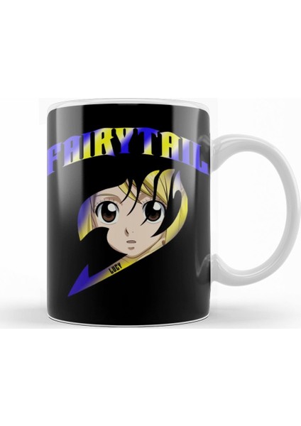 Fairy Tail Lucy Inside Guild Symbol Kupa Bardak Porselen