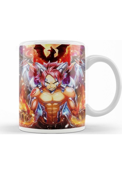 Fairy Tail Natsu Dragneel Dragon Slayer Kupa Bardak Porselen