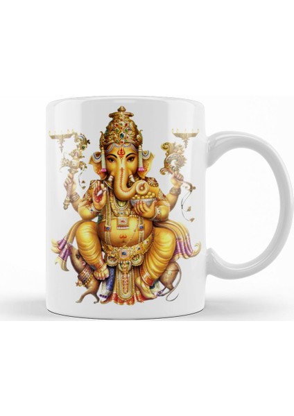 Ganesha Kupa Bardak Porselen