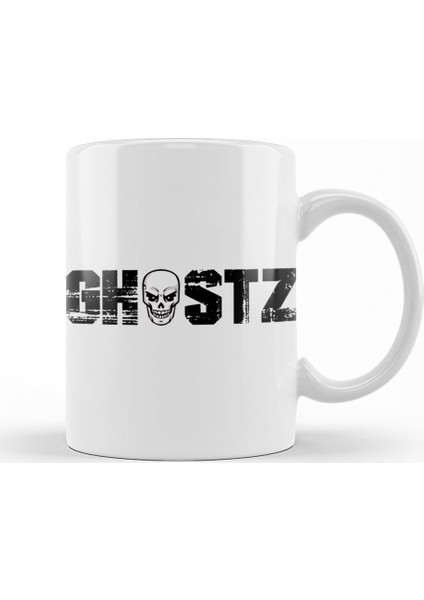 Ghostz Logo Preta 2018 Kupa Bardak Porselen
