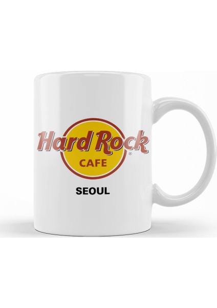 Hard Rock Cafe Seoul Kupa Bardak Porselen