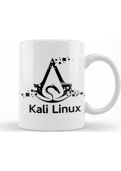 Kali Linux Kupa Bardak Porselen