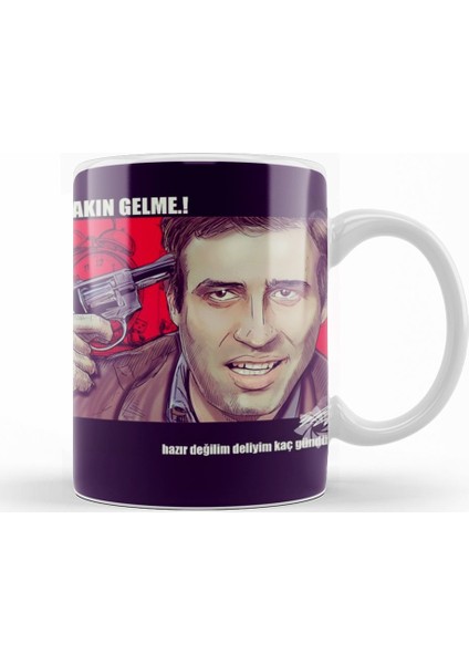 Kemal Sunal Bombacı Mülayim Kupa Bardak Porselen