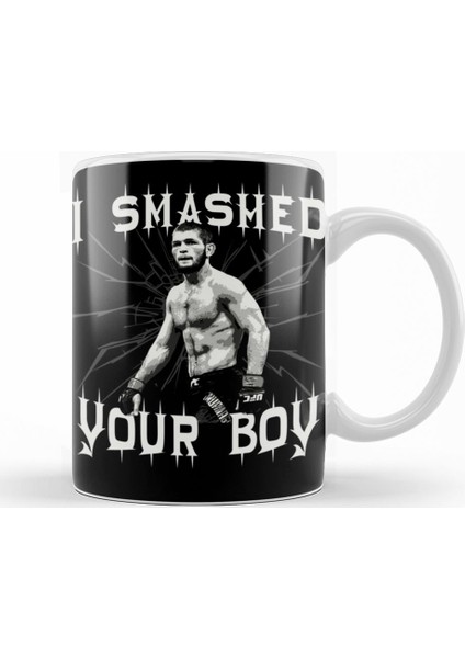 Khabib Nurmagomedov I Smashed Your Boy Kupa Bardak Porselen