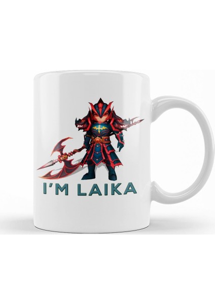 Laika Dragon Knight Fire Summon Kupa Bardak Porselen