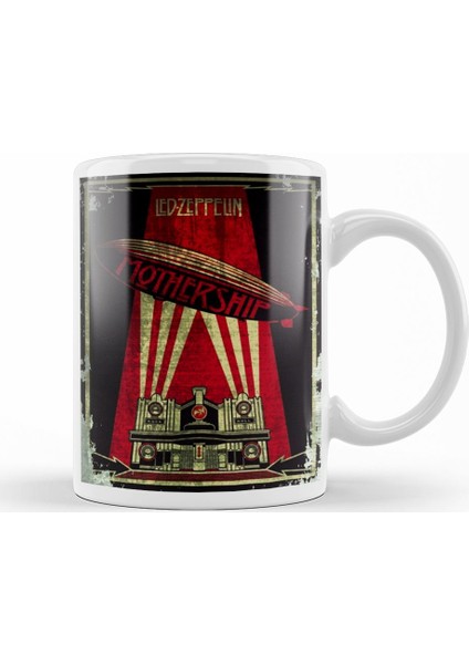 Led Zeppelin Kupa Bardak Porselen