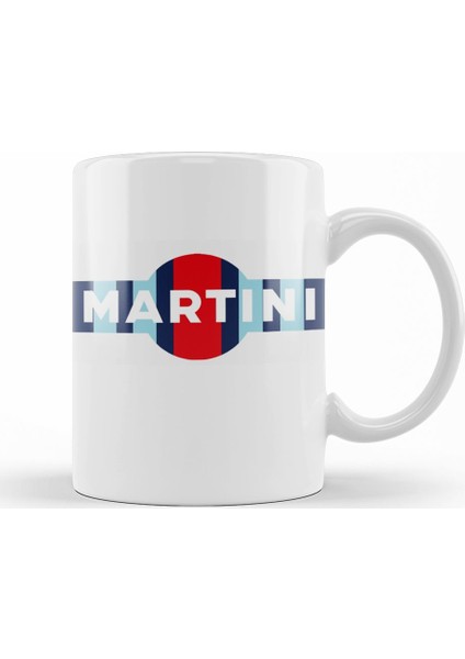 Martini Martini Racing Stripe Kupa Bardak Porselen
