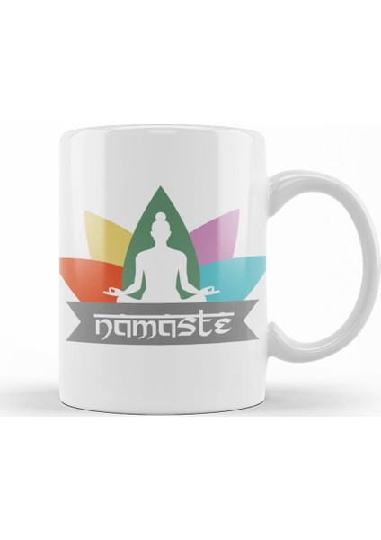 Namaste Yoga Kupa Bardak Porselen