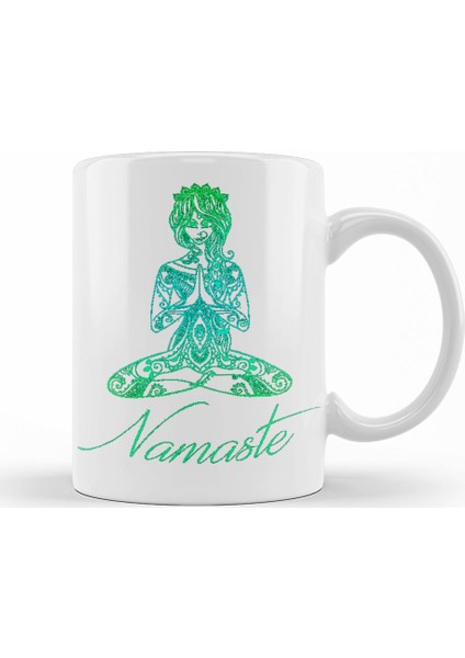 Namaste Yoga Kupa Bardak Porselen