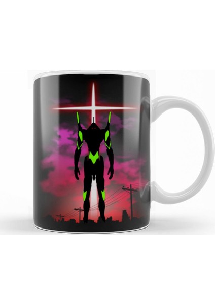 Neon Genesis Evangelion Eva Angel Kupa Bardak Porselen