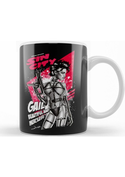 Sin City Beautiful And Merciless Kupa Bardak Porselen